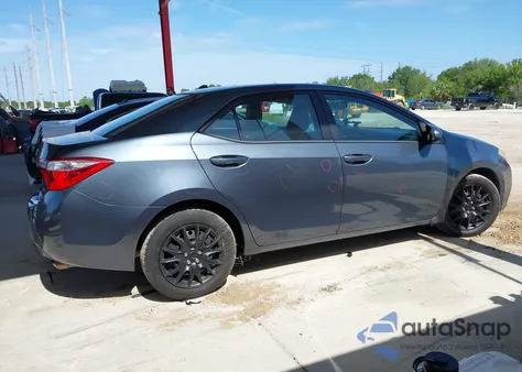 2015 Toyota Corolla Le from USA, damaged, VIN 2T1BURHE2FC237766
